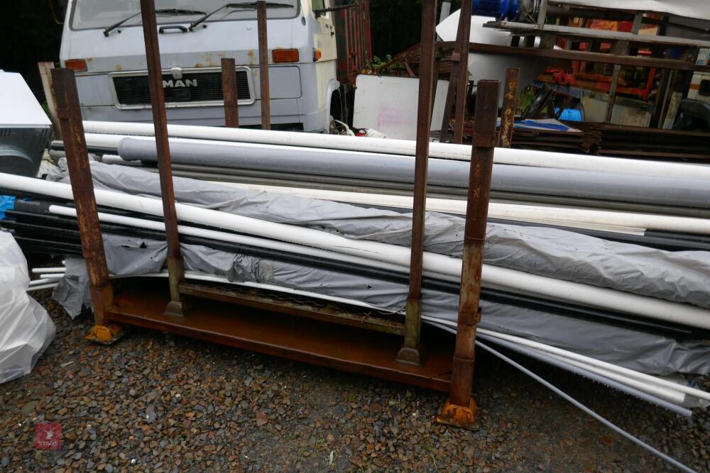 LARGE QUANTITY OF PLASTIC PIPES