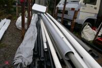 LARGE QUANTITY OF PLASTIC PIPES - 4