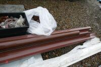 LARGE QUANTITY OF PLASTIC GUTTERING - 7