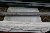 LARGE QUANTITY OF PLASTIC GUTTERING - 9