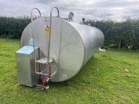 8000L STAINLESS STEEL BULK MILK TANK - 2