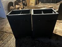 2 2' X 3' X 15'' PLASTIC PIG TROUGHS