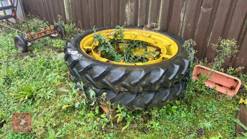2 X 9.5 R44 ROW CROP WHEELS AND TYRES