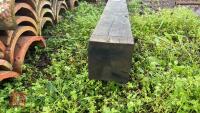 SQUARE WOODEN POST - 2