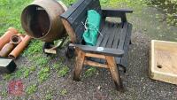 WOODEN BENCH AND COVER - 3