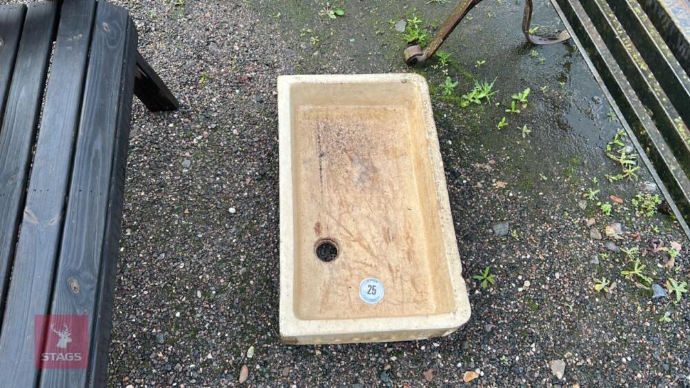 STONEWARE SINK