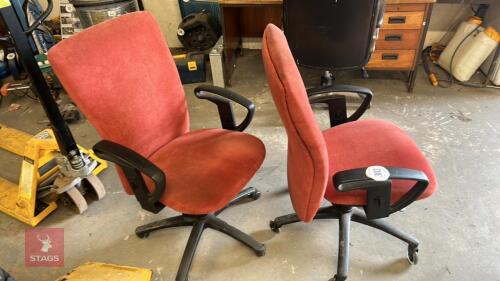 2 OFFICE CHAIRS