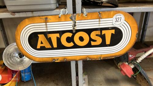 VINTAGE ATCOST SIGN