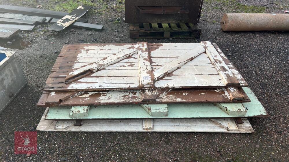 QTY OF WOODEN DOORS