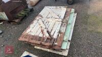 QTY OF WOODEN DOORS - 2
