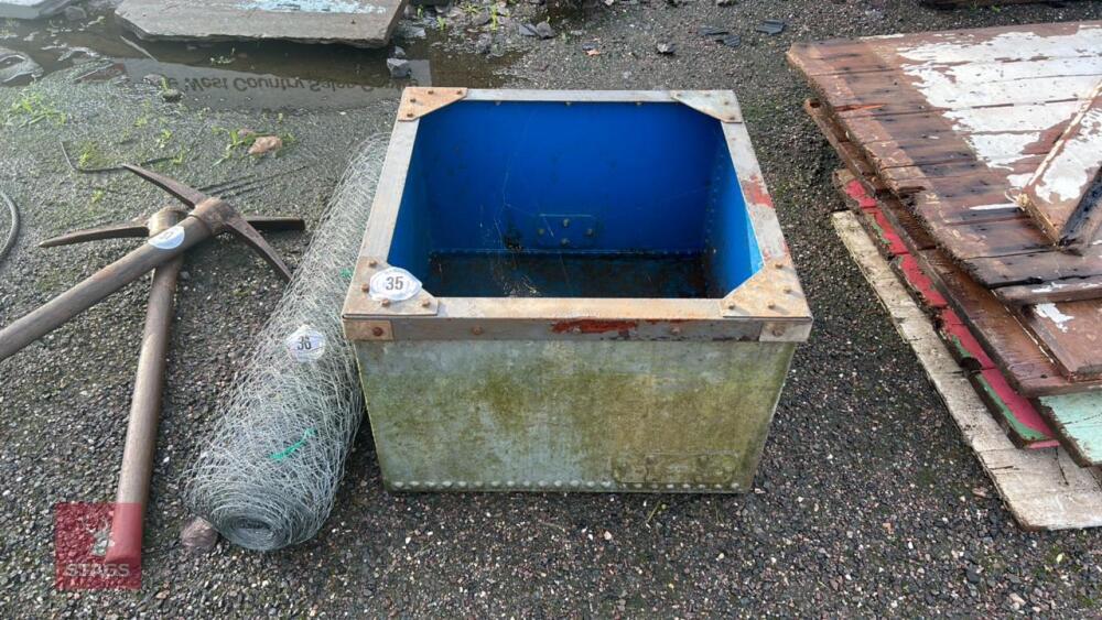 RIVETED METAL HEADER TANK