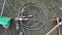 2 METAL TOW CHAINS - 2