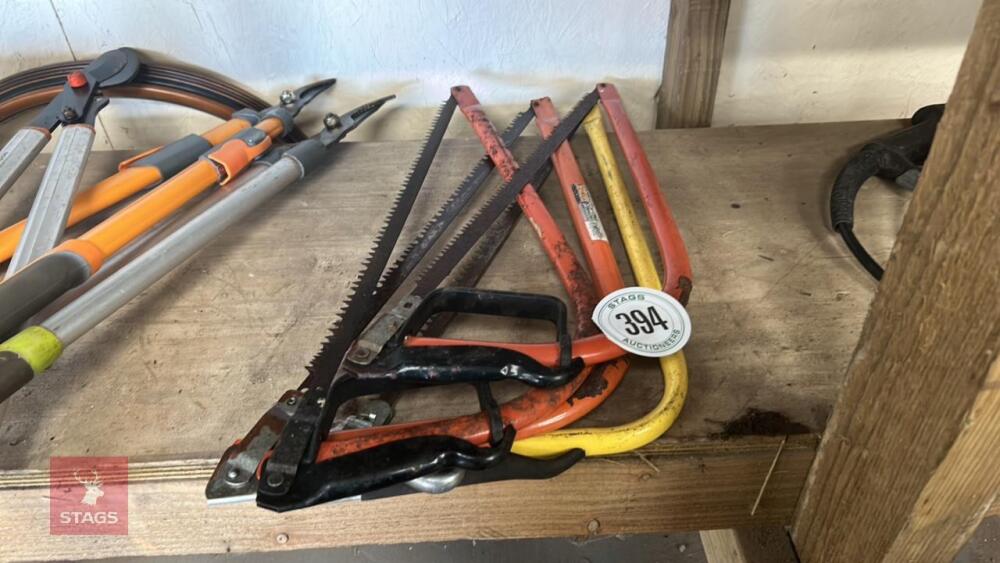 4 BOW SAWS