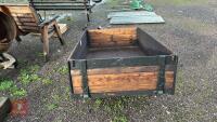 5' X 3' WOODEN CAR TRAILER - 5