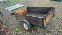 5' X 3' WOODEN CAR TRAILER - 6