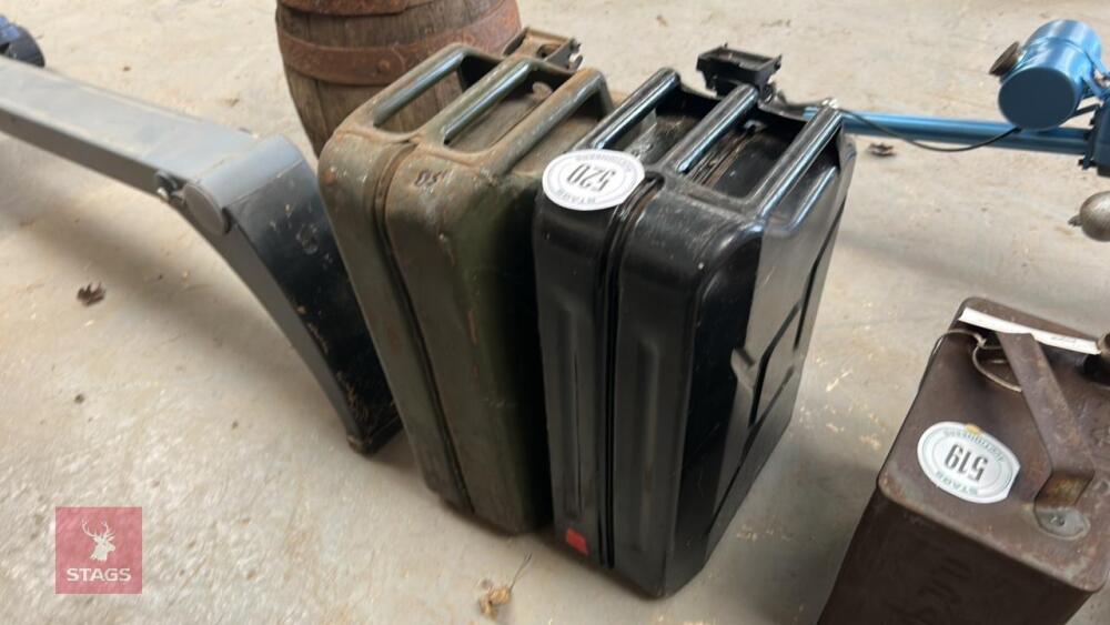 2 JERRY CANS