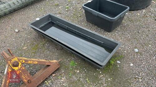 LARGE PLASTIC TROUGH