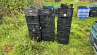 15 PLASTIC STACKING TRAYS
