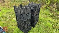 15 PLASTIC STACKING TRAYS - 2