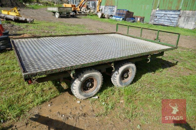 IFOR WILLIAMS FLATBED TWIN AXLE TRAILER