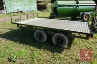 IFOR WILLIAMS FLATBED TWIN AXLE TRAILER - 6