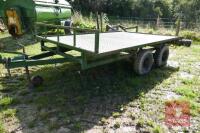 IFOR WILLIAMS FLATBED TWIN AXLE TRAILER - 7