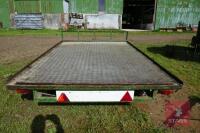 IFOR WILLIAMS FLATBED TWIN AXLE TRAILER - 8