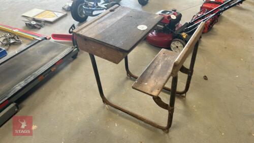 VINTAGE SCHOOL DESK