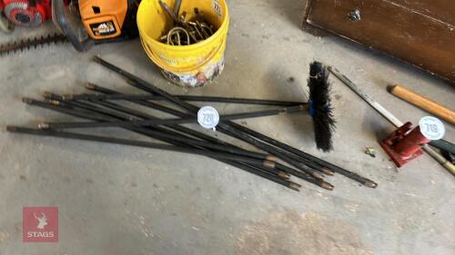 CHIMNEY BRUSH AND RODS