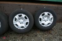 SET OF FORD RANGER ALLOY WHEELS & TYRES - 2