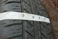 SET OF FORD RANGER ALLOY WHEELS & TYRES - 8