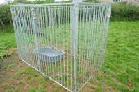 8' X 5' GALV DOG CAGE/RUN