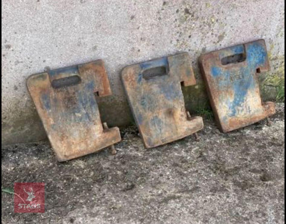 3 FORD/DEUTZ 45KG FRONT WEIGHTS