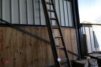 12' EXTENDING WOODEN LADDER (17) - 3