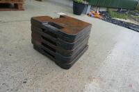 5 DEUTZ FRONT TRACTOR WAFER WEIGHTS - 3