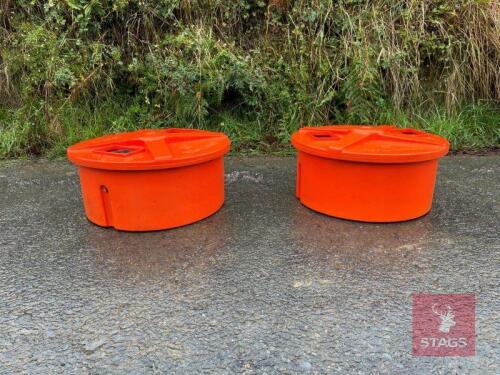 2 MOLASSES DRUM FEEDERS