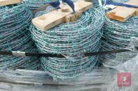 5 ROLLS OF 200M BARBED WIRE - 2