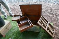 WOODEN CARPENTERS BOX (110 - 7