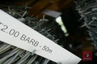 10 ROLLS OF 50M BARBED WIRE - 2