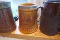 SELECTION OF TANKARDS & CREAM JUGS (104) - 4