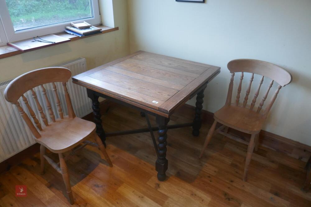 ORNATE KITCHEN TABLE & CHAIRS (106)