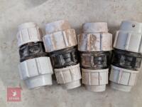 4 X 40MM MDPE STRAIGHT CONNECTORS - 2