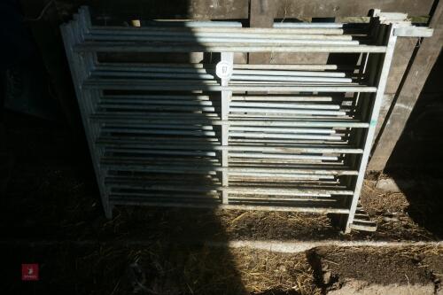 6 x 4' GALVANISED HURDLES (67)