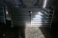 8 X 6' GALVANISED SHEEP HURDLES (70)