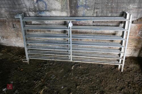 5 X 6' GALVANISED SHEEP HURDLES (71)