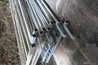 9 X 6' GALVANISED SHEEP HURDLES (73) - 2