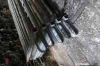 5 x 4' GALVANISED SHEEP HURDLES (74) - 2