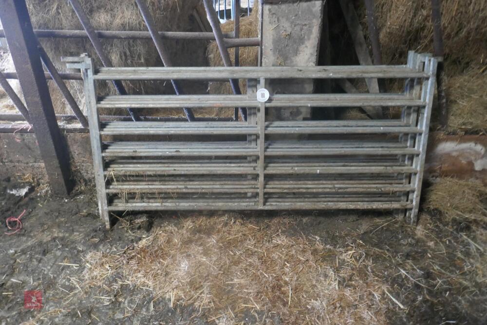 5 X 6' GALVANISSED SHEEP HURDLES (80)