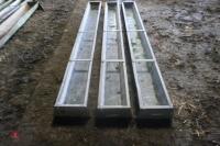 3 X 9' GROUND FEED TROUGHS (82) - 2