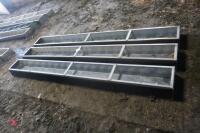 3 X 9' GROUND FEED TROUGHS (82) - 3